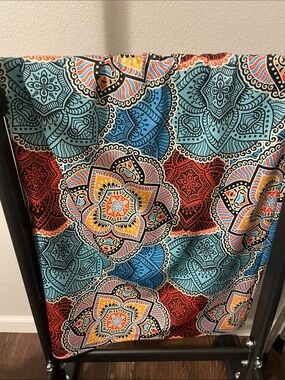 Maxi Skirt with Multicolor Mandala Print - Nuggles